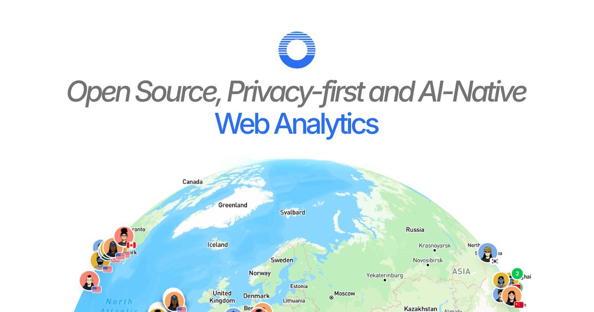 Open-source and AI-native Google Analytics alternative for the modern web