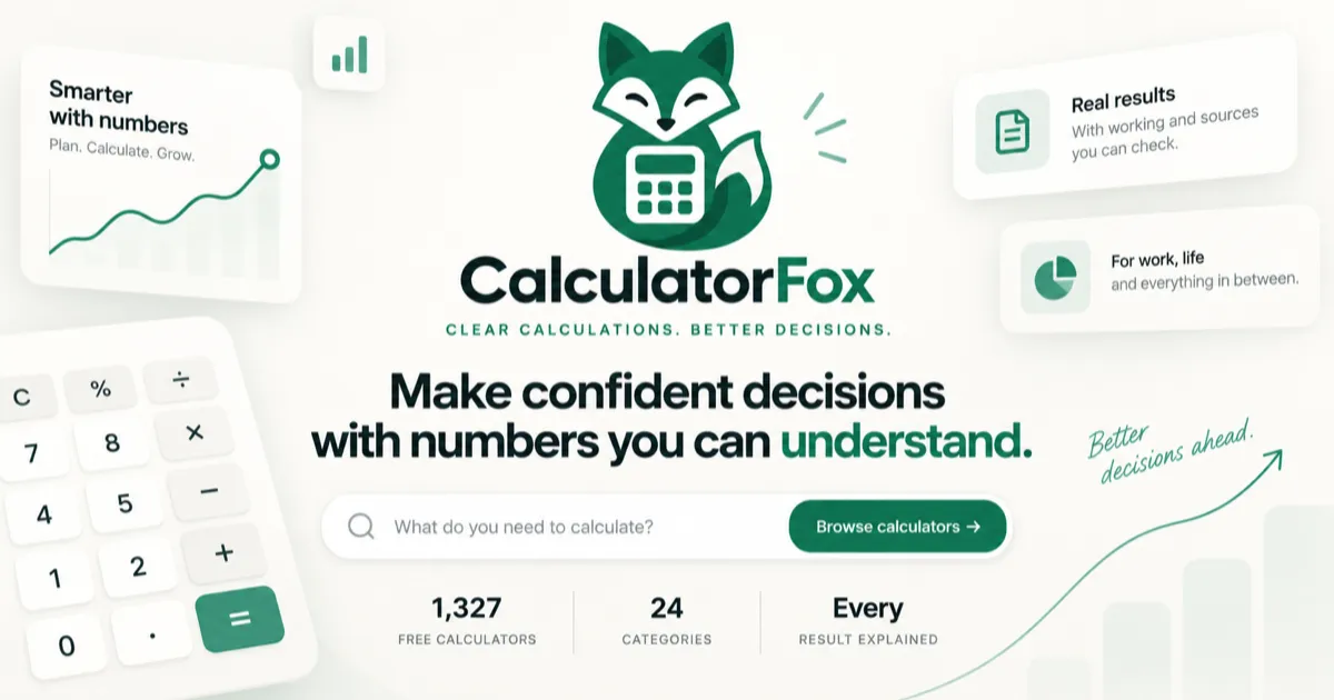 Free online, embeddable calculators