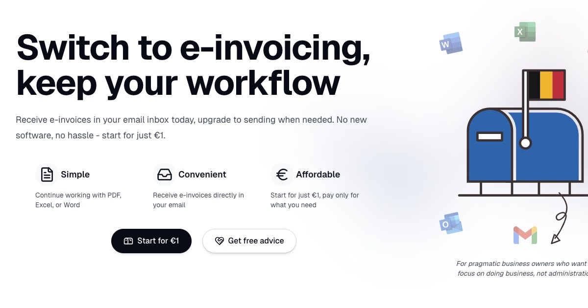 Integrate Peppol e‑invoicing in minutes
