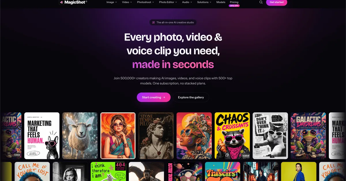 All-in-one AI creative studio
